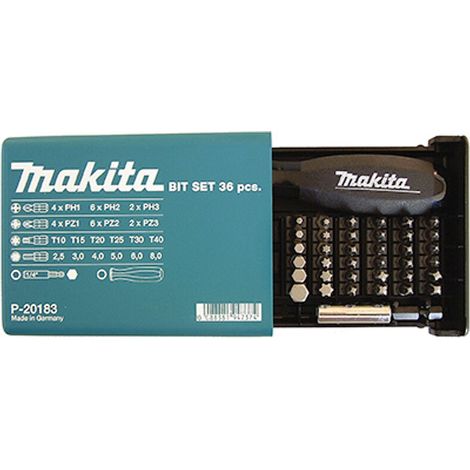 Coffret d’embouts 38 pièces P-20183 MAKITA