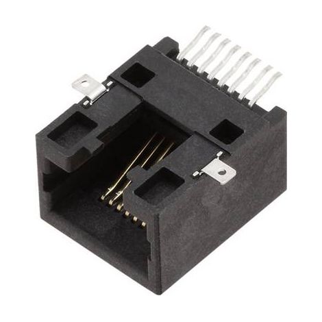 Connectique RJ45 encitech RJJU-88-141-E3H-009 3253-0007-02 RJ45 embase femelle horizontale noir 1 pc(s) C045331 (1/2)