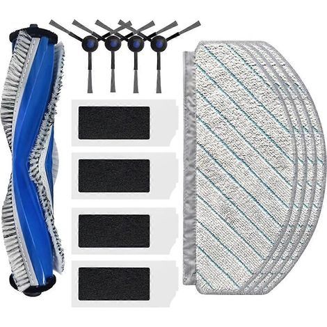 Pour N20 / N20 Plus / N20 : Brosse latérale principale de rechange, filtre HEPA, lingette de nettoyage, pièce de rechange (1/5)