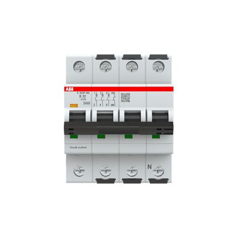 Interruttore S303P 25kA 3P+N (Neutro a destra) B 32A - ABB2CDS383103R0325