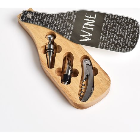 Set 3 Accessori Sommelier per Bottiglie di Vino (1/4)