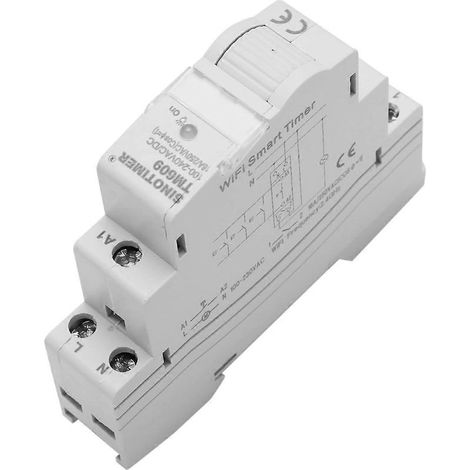 SINOTIMER TM609 WLAN-Smart-Timer mit Tuya-App-Fernbedienung, kabelloser Countdown-Timer, Weiß (1/5)