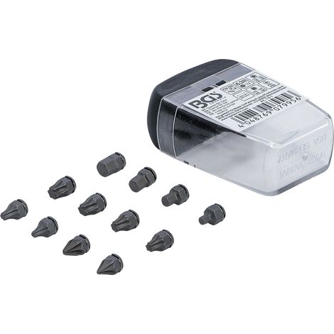 BGS Jeu d'embouts spéciaux entraînement six pans creux 6,3 mm (1/4") pour art. 115 - 115-1 (1/5)