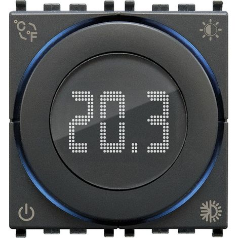 Termostato rotella connesso IoT2M grigio Vimar 02974