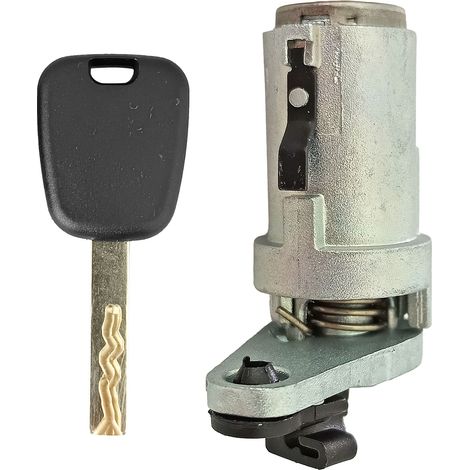 Suitable for Peugeot 307 new lock cylinder left door lock car door lock key with side groove car parts (1/3)