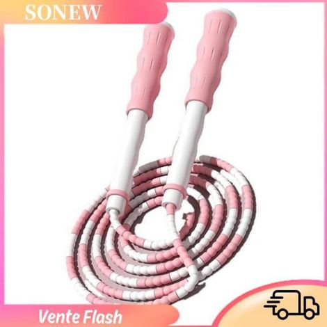 Corde A Sauter - Segmentee - Reglable - Demelable - En Plastique PP - Pour Adultes Et Enfants - 1 Piece (1/5)