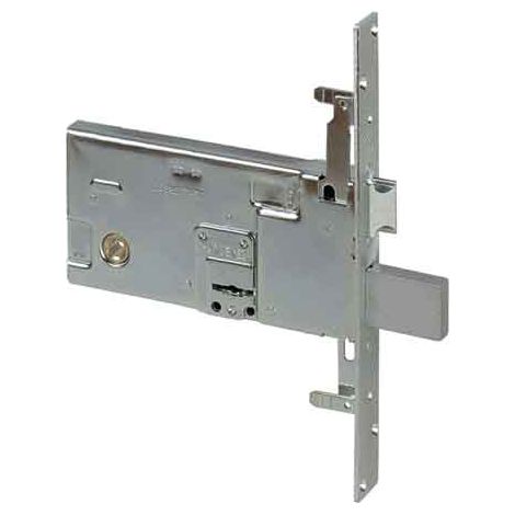 SERRATURA DOPPIA MAPPA PER PORTE ALLUMINIO DA FASCIA ART. 57318 CISA E70 - scatola mm 166x82 - CISA