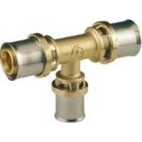 Raccordo ti ridotto 32x3 26x3 26x3 ti per tubo multistrato - giacomini (1/2)