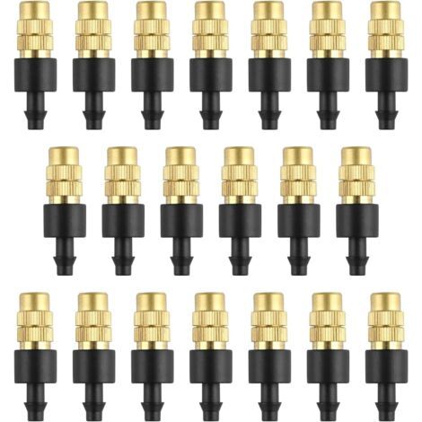 Lot de 20 pulvérisateurs brumisation réglables en laiton pour semis serre - (1/5)