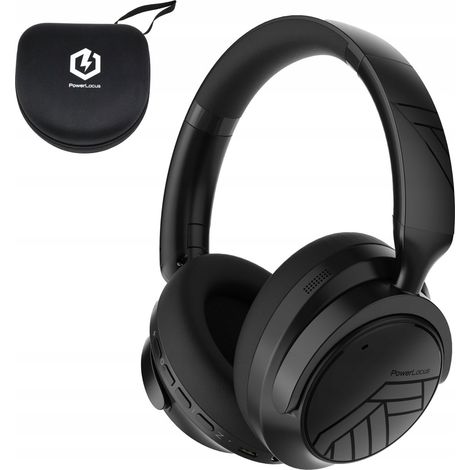 Cuffie Bluetooth Premium PowerLocus Moonfly con 70 ore di autonomia / Microfono / Cancellazione automatica del rumore (ANC) + Custodia (1/5)