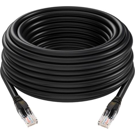 Cable Ethernet Cat 6 - 30 M - 1000 Mbps - 250 MHz - Double Blindage FFTP - Pour Réseau Domestique Et Professionnel (1/5)
