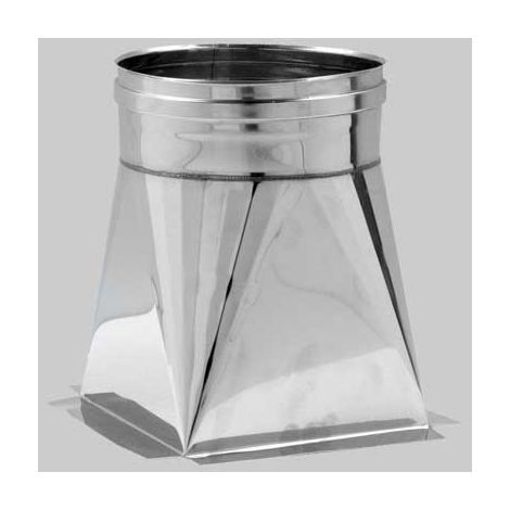 TRAMOGGIA INOX MONOPARETE  200 x 200 tubo Ø 200     MADE IN ITALY