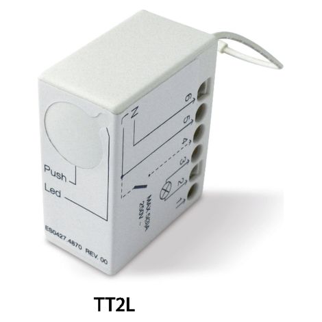 NICE Miniatur-Steuerungslogik zur Steuerung von Beleuchtungsanlagen, Toren, Garagentoren 230V - TT2D