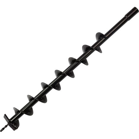 Erdbohrer Ersatzbohrer für Elektro-Erdbohrer 1200 Watt 80 mm Pfahlbohrer (1/4)