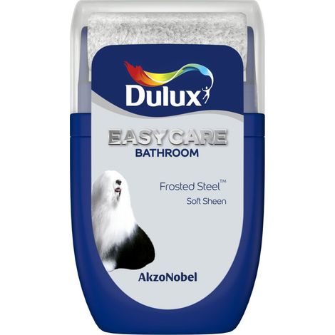 Dulux Easycare Bathroom Soft Sheen Tester Pot - 30ml - Frosted Steel
