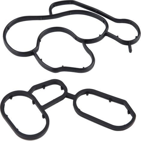 Piezas para automóviles y camiones, anillo de sellado de soporte de la carcasa del filtro del enfriador de aceite 2PCS 11427508971 11427508970. (1/5)