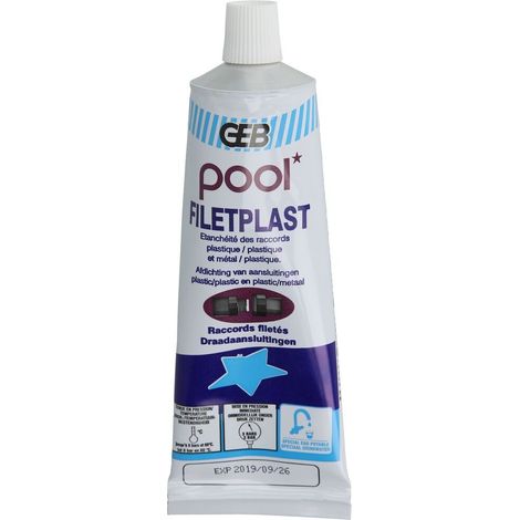 Mastic pour filetages en plastique tube