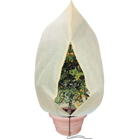 Housse d'hivernage, voile de protection pour plantes – 80 x 100 cm (1/4)