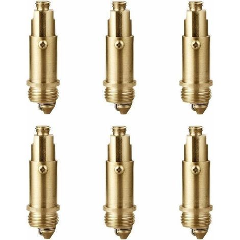 6 PièCes Bouchon De Vidange Noyau Rebondissant-Bassin Pop-Up Boulon à Ressort En Laiton-Adapté à La Plupart Des Bouchons De Vidange De Bassin De Baignoire D'éVier (1/5)