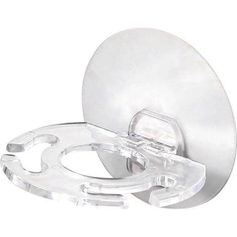 Porta spazzolino a ventosa per il bagno - Montaggio a parete senza foratura - Porta dentifricio - Accessorio per la doccia (1/4)