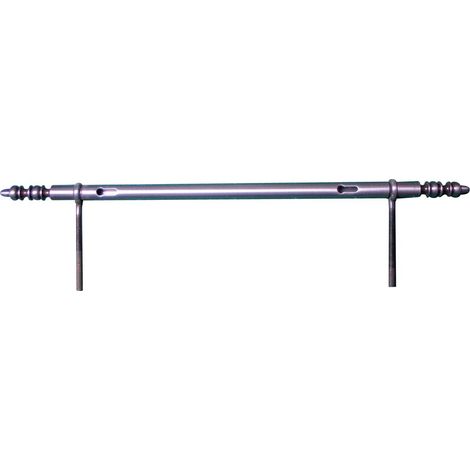Fiche à lacets N°174 fer patiné argent 904mm - BROS - 174A904C8