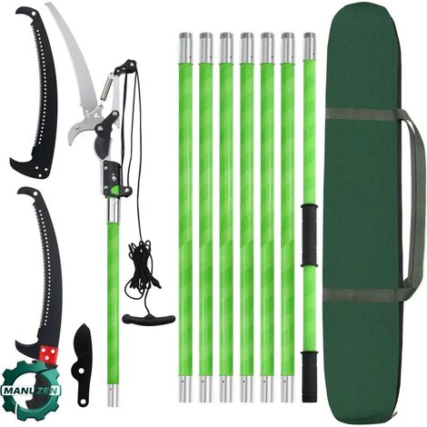 Manuzen - Scie d’élagage télescopique 8 ou 9 m — 9 m (30 ft) (1/5)
