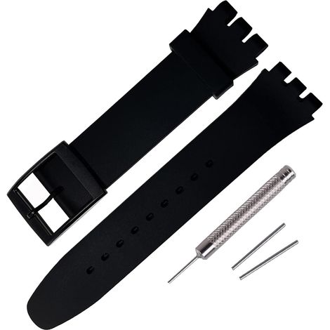 Bracelet de rechange en silicone pour montre Swatch (1/5)