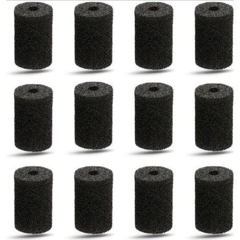 Brosse En Mousse De Queue - Diamètre Extérieur 4,3 Cm - Diamètre Intérieur 1,4 Cm - Longueur 7,3 Cm - Pour Nettoyeurs Piscine - 12 Pièces (1/4)