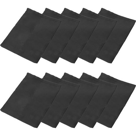 Sac de transport imperméable pour corde à sauter en polyester noir avec sangle