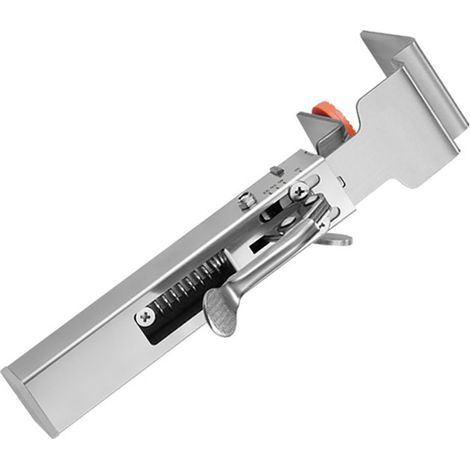 Pince de fixation de tiroir réglable en acier inoxydable, prise solide et stable, clip pour installation de meubles, bureau et armoire, 2 pièces (1/5)