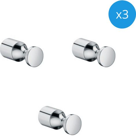Keuco Elegance 3er Set Metallhaken, Wandmontage, Chrom (11614010000-SET3)