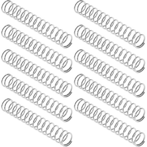 Diamètre 0,8 Mm 10 Ressorts de Compression en Acier Inoxydable 304 Anti-rouille et Haute Ductilité, pour Construction et Machines (1/5)