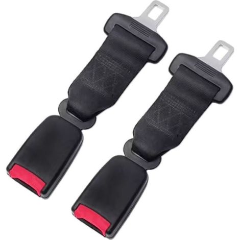 Pack de 2 rallonges de ceinture de sécurité 23 cm – Installation facile sans outil – Compatible avec véhicules à ceinture large - 2pack (1/5)