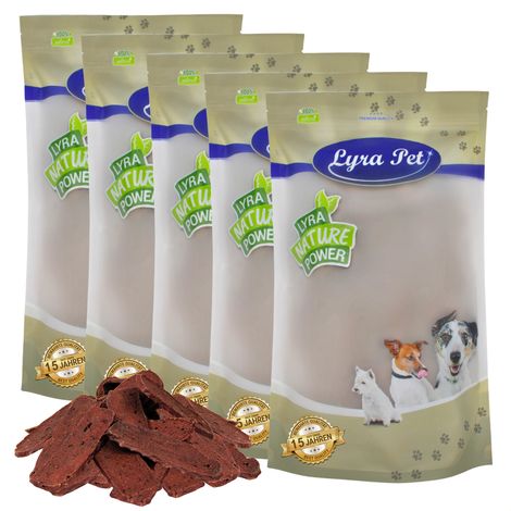 5 kg de lanières de bœuf Lyra Pet