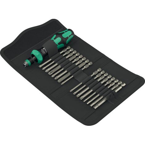 Wera Kraftform Kompakt 60 RA-R 1, 17-teilig im Griff integrierte Ratsche (1/5)
