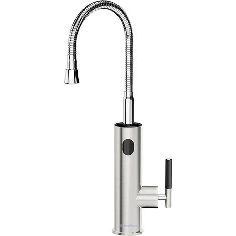 Robinet Électrique, Bec Universel, Chauffage Instantané de l'Eau, Noir Universel, UE, Argent-Universel, UE (1/2)