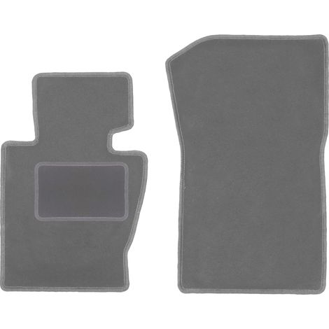 Alfombrillas delanteras para BMW X3 E83 SUV (2003-2010) color grafito. (1/5)