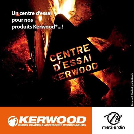 Guide tronçonneuse Kerwood 40 cm.325"LP 1,1 mm 64 maillons (1/5)
