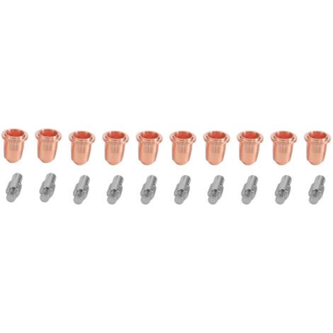 20 pièces kit consommables plasma S45 PR0110 électrode PD0116 buse 0.8mm pour torche découpe