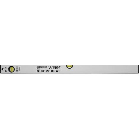 Alu-Wasserwaage weiss Niveau Norm 40Wasserwaage (1/2)