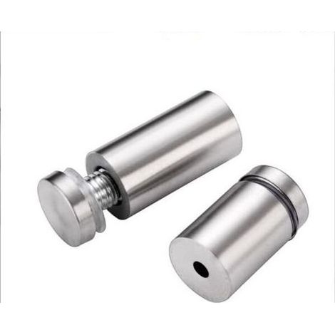 10 fastening for panels, nails advertising, fastening advertising, screw of fastening for fitment and fastening in glass, mirror in acrylic, frame photo (12 x 25 mm) (1/5)
