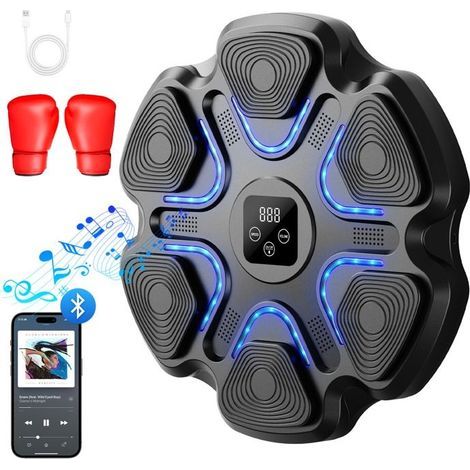 Boxmaschine – TANBABY – Smart-Modell – 9 Geschwindigkeitsstufen – Bluetooth – Inklusive Boxhandschuhe (1/5)