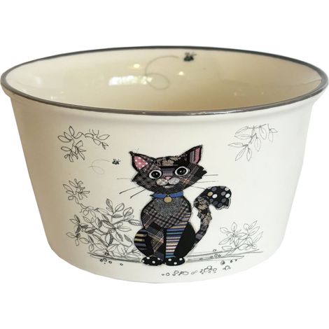 Bol sans anse chat noir Kook 550 ml