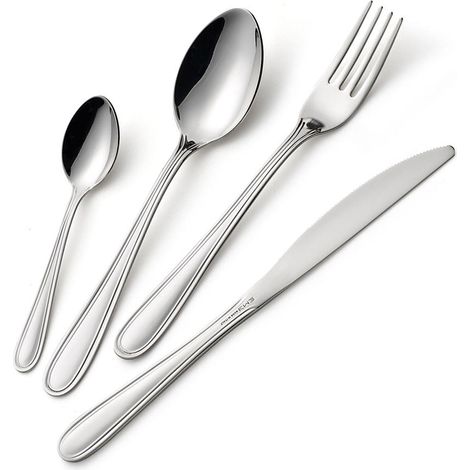 Servizio Set di Posate 24 pezzi in Acciaio Inox Eme City