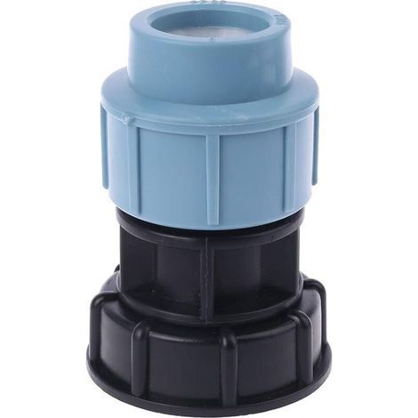 1 pcs Adaptateur de réservoir IBC S60X6 à raccord de Tuyau Droit 32mm Accessoires raccord de Tuyau d'eau de Jardin connecteur d'outil (1/5)
