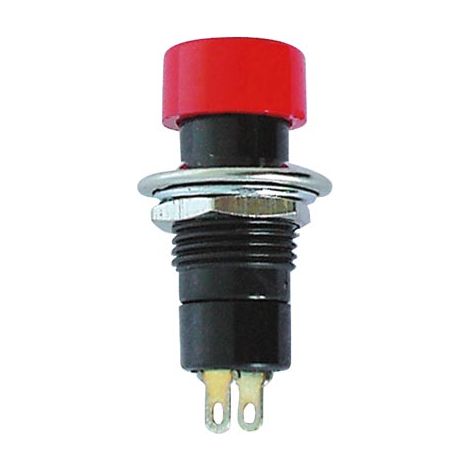 Velleman R1821A/125 elektrischer Schalter Drucktastenschalter Schwarz, Rot (1/2)