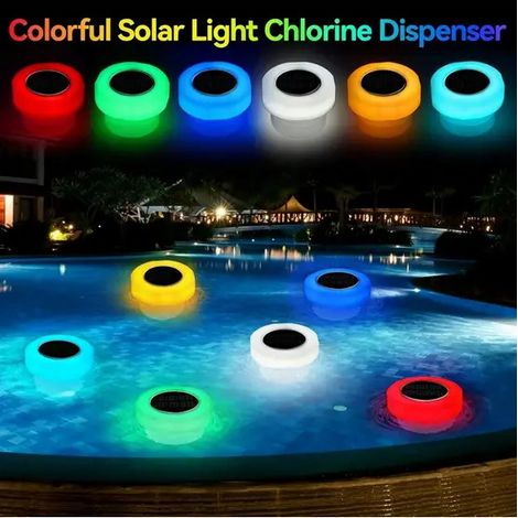 Table Flotante Para Piscina Avec Dispensador Flotante De Lu (1/5)