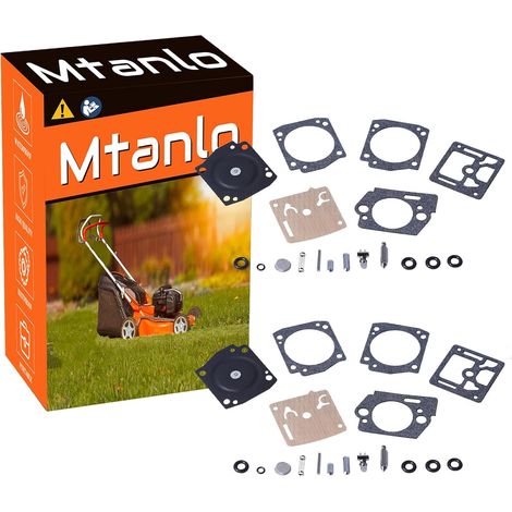 Jeu de 2 pièces de réparation de carburateur pour Zama Carb RB-177 K750 K760 Remplacer 506410003 506410004 (1/5)