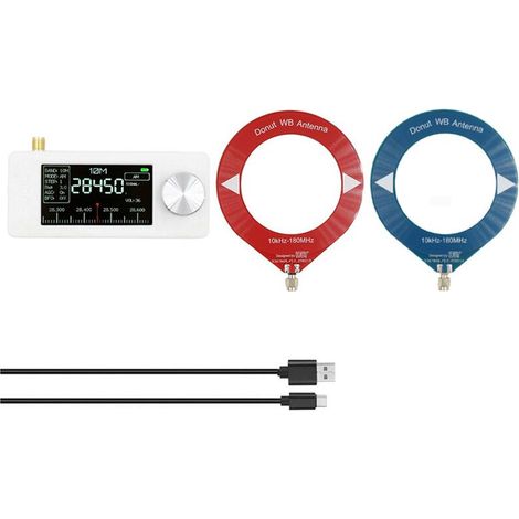 SI4732 Radio tascabile 10 kHz-180 MHz LSB USB AM FM, ricevitore radio multibanda con antenna