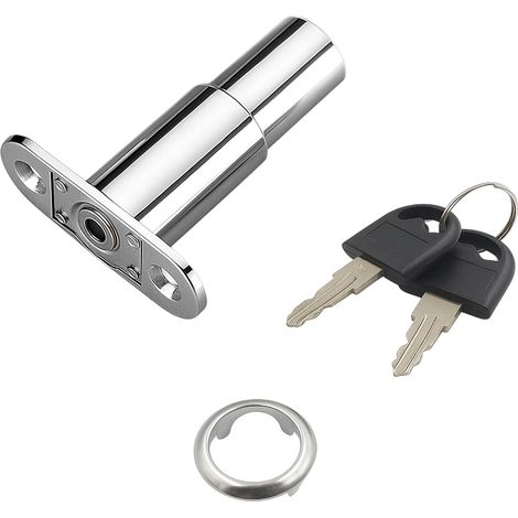 Serrure de Placard à Cylindre de Pression pour Porte Coulissante,19 mm (1/5)